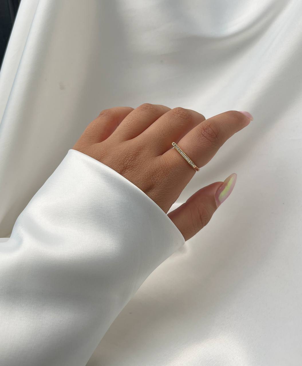 انگشتر زنانه فول نگین ژوپینگ | طراحی درخشان، سایزبندی ۷/۸/۹