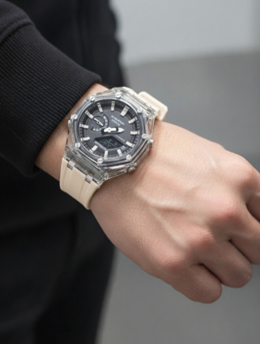 ساعت جی شاک G-SHOCK طرح کربن شفاف مدل اسپرت