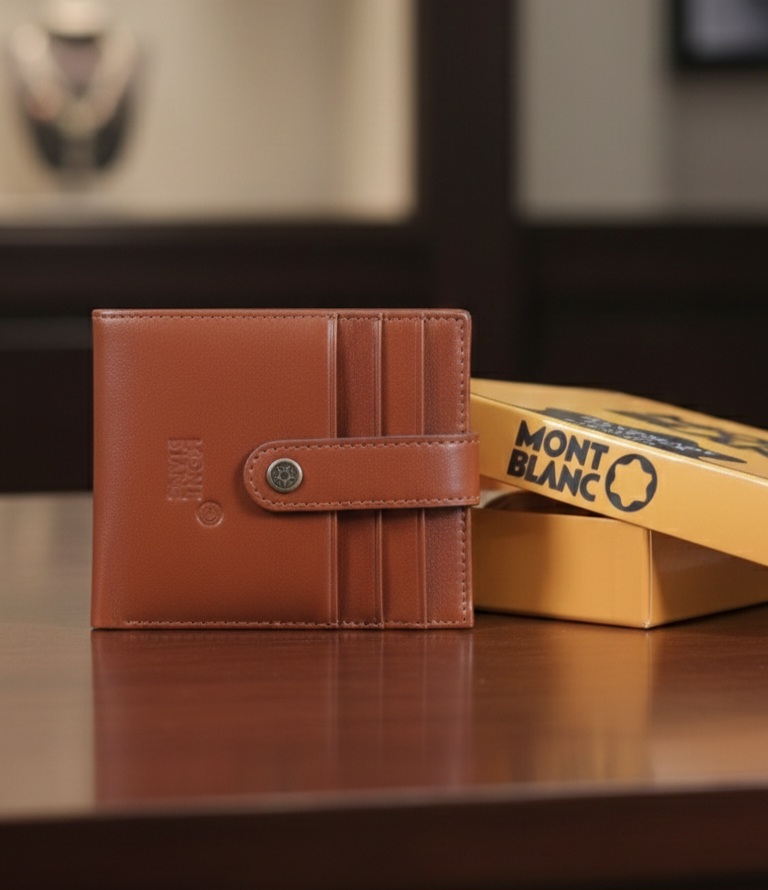 کیف پول چرم طبیعی جیبی مردانه مدل کلاسیک کوچک