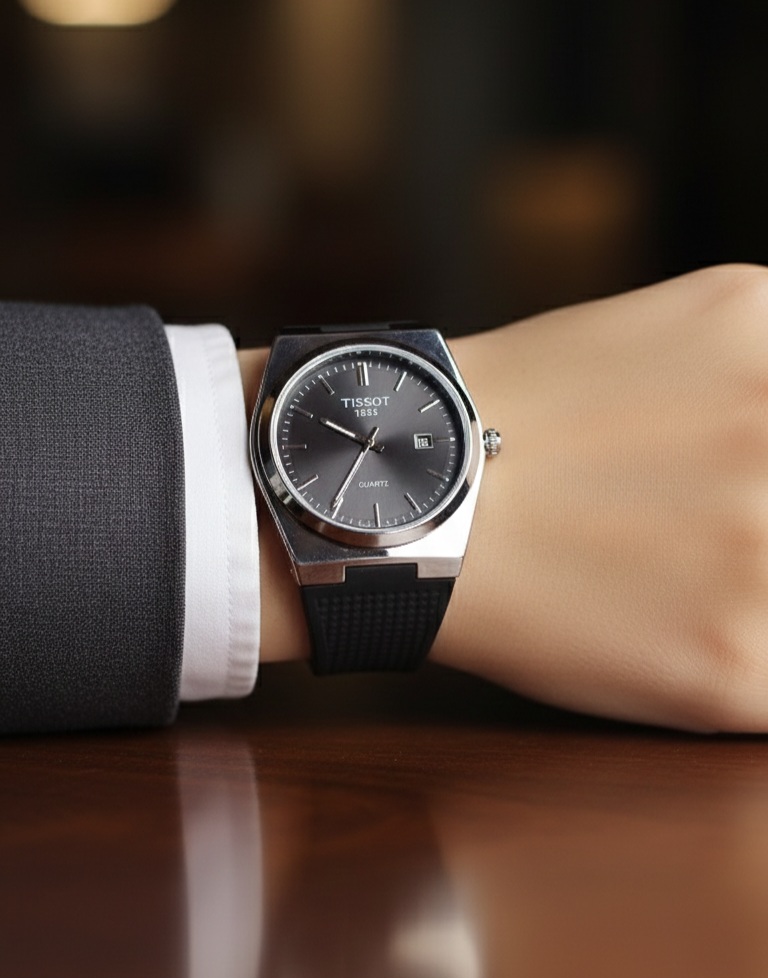 ساعت مچی تیسوت اسپورت یونی‌سکس تقویم‌دار | طراحی مدرن و کاربردی